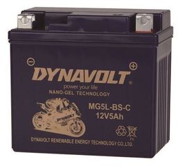 ΜΠΑΤΑΡΙΑ YTX5L BS MG5L-BS-C NANOGEL 190CA 90CCA DYNAVOLT
