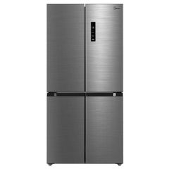 Midea MDRF632FIE46 Ψυγείο Ντουλάπα 474lt Total NoFrost Υ177.5xΠ83.3xΒ65.3εκ. Inox