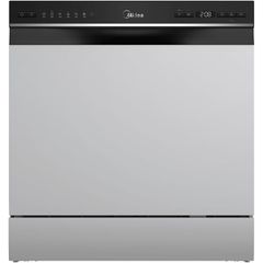Midea MDWTT0802MS-WF Πλυντήριο Πιάτων Πάγκου με Wi-Fi για 8 Σερβίτσια Extra Drying Π55xY59.5εκ. Inox