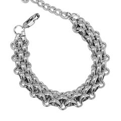 Jt Unisex εντυπωσιακο ατσάλινo βραχιόλι αλυσίδα Ruth