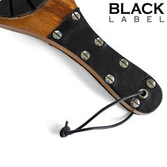 Black Label Wooden Boot Paddle-thumb-1