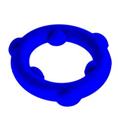 Oxballs SPINNER Cockring Blue-thumb-2