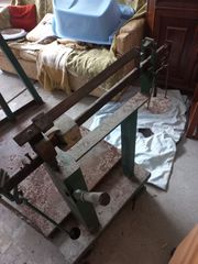 Παλιά μεταλλική ζυγαριά πλατφόρμας – 50€