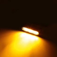 Highsider Pro Bronx-Mx Led Indicator Body Black / Lens Smoked (Pair), Front & Rear