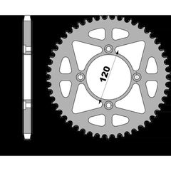 Pbr Ultra-Light Aluminium Rear Sprocket 4478 - 428