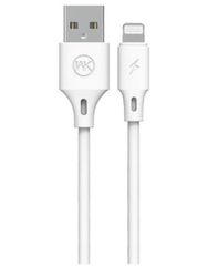 WK WDC-092 USB to Lightning Cable Λευκό 1m