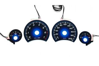 Φωτιζόμενα όργανα ταμπλό για Nissan Primera P11 (1999-2002) - μπλε