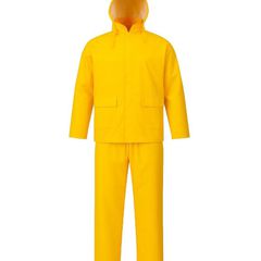 Αδιάβροχο κουστούμι κίτρινο Cresman πολυέστερ+pvc