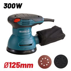 BORMANN BSS2450 Τριβείο Χούφτας Έκκεντρο 300W Φ125mm ( 042624 )