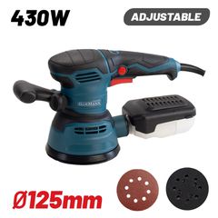 BORMANN BSS2470 Τριβείο Έκκεντρο Ρυθμιζόμενο 430W Φ125mm ( 050988 )