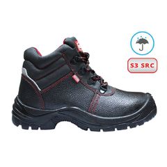 Μποτάκι Ασφαλείας S3 SRC Δερμάτινο Αδιάβροχο (Ατσάλι) GTC BSH102 (No48)