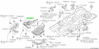 ΠΛΑΣΤΙΚΟ ΠΡΟΣΤΑΤΕΥΤΙΚΟ ΕΜΠΡΟΣ  ΔΕΞΙΑ  NISSAN ALMERA N16  758965M300