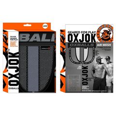 Oxballs AIRMESH Upthrust Slider JockStrap Tar Black-thumb-3