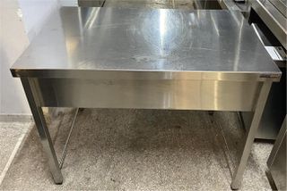 Τραπέζι Εργασίας Ανοξείδωτο 110x70x85Cm - Μεταχειρισμένο.