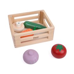 Ξύλινο Καλάθι με Λαχανικά - Classic World