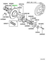 MITSUBISHI	ΔΙΣΚΟΠΛΑΚΕΣ ΣΕΤ	MB928120	PAJERO 1991-2005	6G74-thumb-2