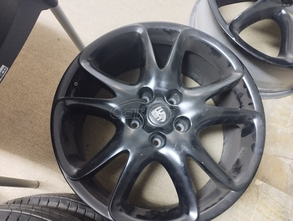 4αδα, 20"άρες Porsche Cayenne 06', γνήσιες, μαύρες!