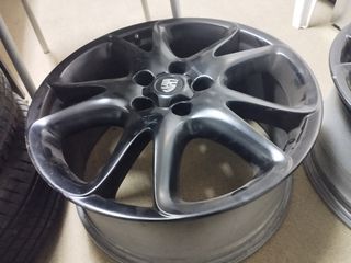 4αδα, 20"άρες Porsche Cayenne 06', γνήσιες, μαύρες!-thumb-2