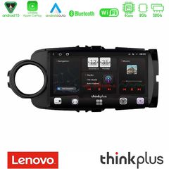 Lenovo Thinkplus Series 4Core Android15 2+32GB Toyota Yaris Navigation Multimedia Tablet 9" (Μαύρο Χρώμα) Με Carplay