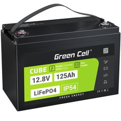 ΜΠΑΤΑΡΙΑ LiFePO4 GreenCell 12.8V – 125Ah (Cube LFP)