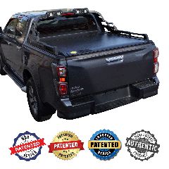 ΚΑΠΑΚΙ ΚΑΡΟΤΣΑΣ ΡΟΛΟ ΑΛΟΥΜΙΝΙΟΥ ΜΕ PREMIUM LED ROLL-BAR TEK 2 MAX 9080 ROLL+RB 430LED ISUZU D-MAX 2021+