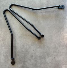 Bάσεις για πλαϊνές βαλίτσες και σαμάρια BLACK - TRIUMPH BONNEVILLE AIR COOLED