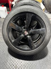 porsche cayman s 987 γνήσια ζαντολάστιχα σε άριστη κατάσταση με λάστιχα μηνών 2025-thumb-2