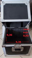 FLIGHT CASES  0,36X0,36,X0,52cm - ΑΡΙΣΤΗ ΚΑΤΑΣΤΑΣΗ ΙΔΑΝΙΚΑ ΓΙΑ ΡΟΜΠΟΤΙΚΕΣ ΚΕΦΑΛΕΣ - ΔΙΑΘΕΣΙΜΑ 4ΤΕΜ