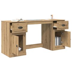 Γραφείο με Ντουλάπι Artisan Oak Επεξεργασμένο Ξύλο 3402678-thumb-3