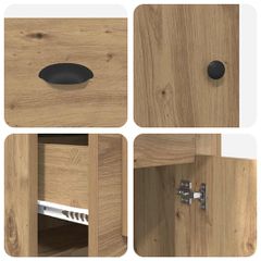 Γραφείο με Ντουλάπι Artisan Oak Επεξεργασμένο Ξύλο 3402678-thumb-8
