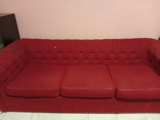 Καναπές Μετρίδη , τύπου chesterfield