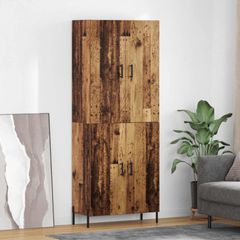 Highboard Παλιό Ξύλο 69,5 x 34 x 180 εκ. Επεξεργασμένο Ξύλο 3415677