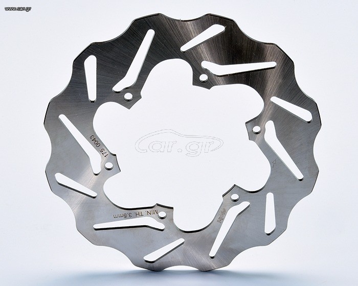 Δισκοπλακα Μαργαριτα Μπρος-Πισω Polini 220mm (6 τρ.) Για Piaggio/Gilera/Vespa/Derbi 50-125-150-180-200-250-300-310cc Καινούργια Γνήσια