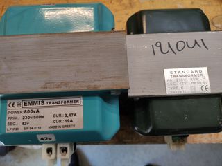 μετασχηματιστες 42v-24v-12v