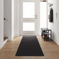 Δερμάτινο Χαλί Ανθρακί 80 x 500 cm 100% Πολυπροπυλένιο 42011365