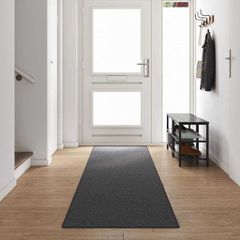Δερμάτινο Χαλί Σκούρο Γκρι 80 x 500 cm 100% Πολυπροπυλένιο 42011371