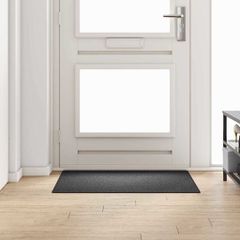 Δερμάτινο Χαλί Σκούρο Γκρι 100 x 100 cm 100% Πολυπροπυλένιο 42011372