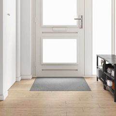Δερμάτινο Χαλί Ανοιχτό γκρι 100 x 150 cm 100% Πολυπροπυλένιο 42011379