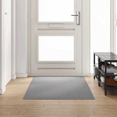 Δερμάτινο Χαλί Ανοιχτό γκρι 100 x 250 cm 100% Πολυπροπυλένιο 42011381