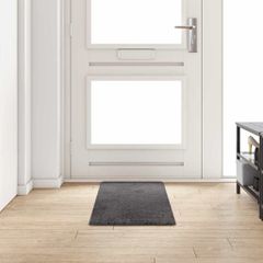 Δερμάτινο Χαλί Γκρι 50 x 150 cm 100% Πολυπροπυλένιο Τούφτα 42011384