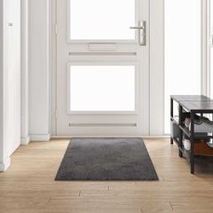 Δερμάτινο Χαλί Γκρι 80 x 250 cm 100% Πολυπροπυλένιο Τούφτα 42011390