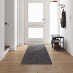 Δερμάτινο Χαλί Γκρι 80 x 500 cm 100% Πολυπροπυλένιο Τούφτα 42011393
