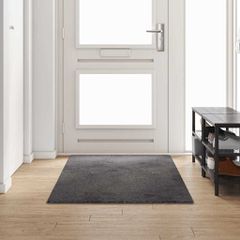 Δερμάτινο Χαλί Γκρι 100 x 250 cm 100% Πολυπροπυλένιο Τούφτα 42011397
