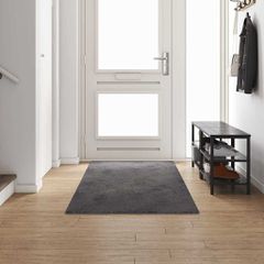 Δερμάτινο Χαλί Γκρι 100 x 300 cm 100% Πολυπροπυλένιο Τούφτα 42011398