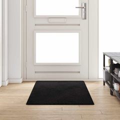 Δερμάτινο Χαλί Μαύρο 80 x 200 cm 100% Πολυπροπυλένιο Τούφτα 42011405