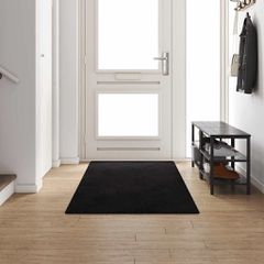 Δερμάτινο Χαλί Μαύρο 100 x 300 cm 100% Πολυπροπυλένιο Τούφτα 42011414