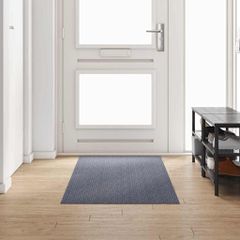 Δερμάτινο Χαλί Ανοιχτό γκρι 80 x 250 cm ύφασμα 42011429