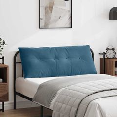 Μαξιλάρι Πλάτης Μπλε 120 x 50 cm Υφασμάτινο Κορντουρά 42014803