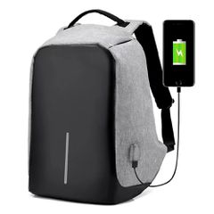Laptop backpack BP-01, 15.6", Γκρί - 45284