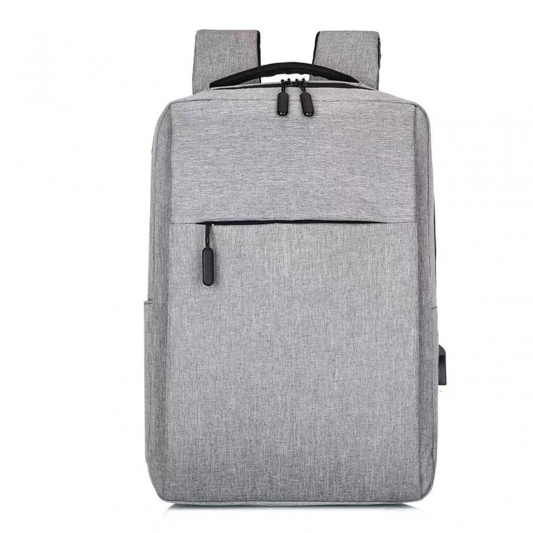 Laptop backpack BP-02, 15.6", Γκρί - 45286